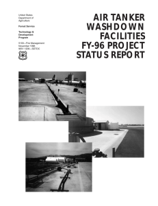 AIR TANKER WASHDOWN FACILITIES FY-96 PROJECT