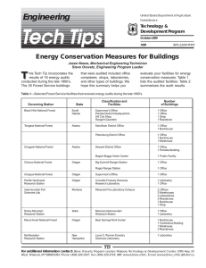 T Engineering Energy Conservation Measures for Buildings Technology &amp;