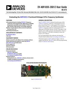 EV-ADF4355-3SD1Z User Guide UG-873