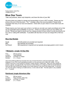 Blue Osa Tours