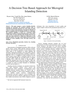 A Decision Tree Based Approach for Microgrid Islanding Detection