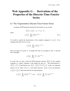 Web Appendix G -   Derivations of the Series