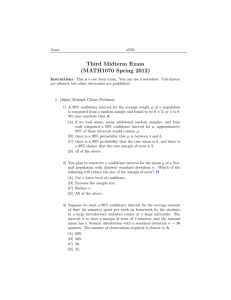 Third Midterm Exam (MATH1070 Spring 2012)