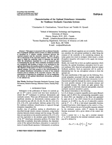 ThP04-6 Characterization of  the  Optimal Disturbance Attenuation