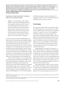 COLE: A Web-based Tool for Interfacing with Forest Inventory Data