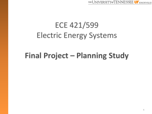 ECE 421/599  Final Project – Planning Study 1