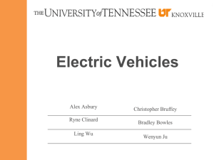 Electric Vehicles  Alex Asbury Christopher Bruffey