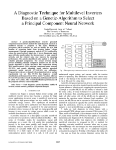 A Diagnostic Technique for Multilevel Inverters a Principal Component Neural Network