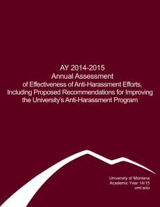 AY 2014-2015 Annual Assessment