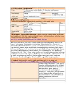 I. ASCRC General Education Form Group Perspectives