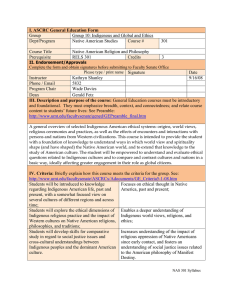 I. ASCRC General Education Form Group Dept/Program