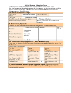 ASCRC General Education Form