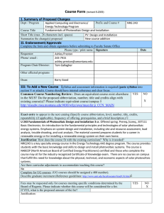 Course Form