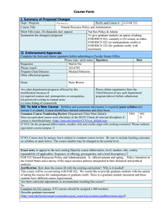 Course Form