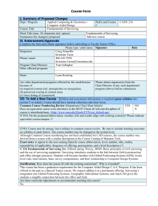 Course Form