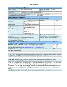 Course Form “Technology and Resource Materials K-12”