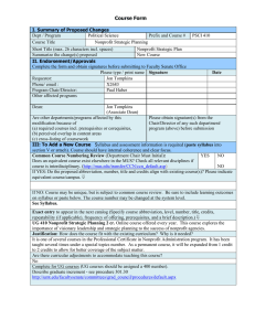 Course Form