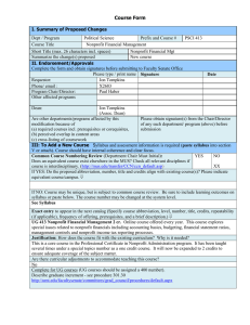 Course Form