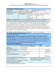 Course Form