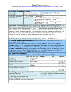 Course Form