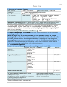 Course Form