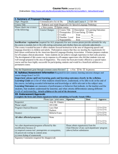 Course Form