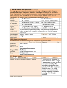 Use to propose new general education courses (except writing courses),... renew existing gen ed courses and to remove designations for...