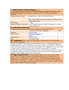 I.  ASCRC Symbolic Systems Request