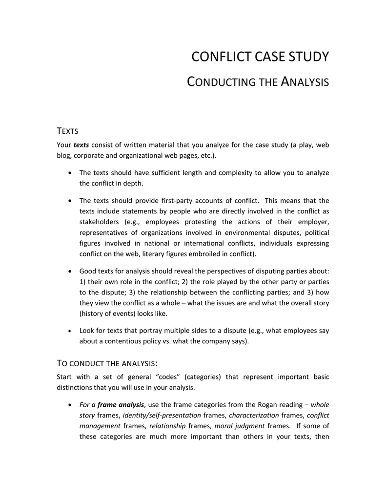 a case study on conflict management shirley and abdul