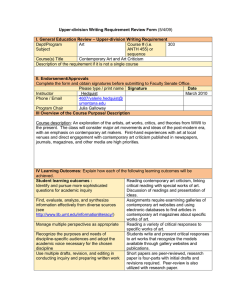 Upper-division Writing Requirement Review Form  – Upper-division Writing Requirement