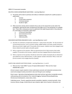 NRSM 121 Assessment examples