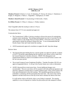 ASCRC Minutes 4/24/12 GBB 202, 2:10  Members Present: