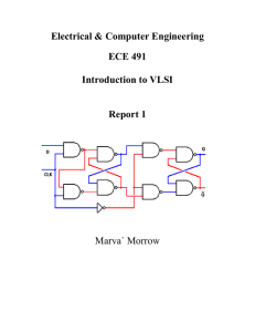 Electrical &amp; Computer Engineering ECE 491  Introduction to VLSI