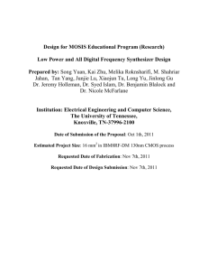 Design for MOSIS Educational Program (Research)