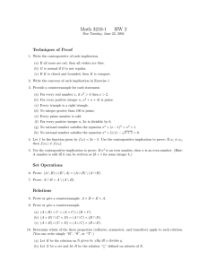 Math 3210-1 HW 2 Techniques of Proof