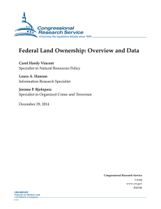 Federal Land Ownership: Overview and Data