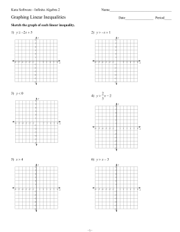 Solving One Step Inequalities Multiplying Dividing