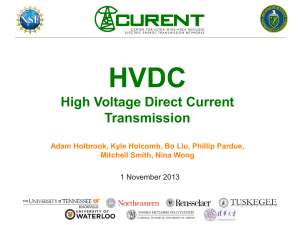 HVDC High Voltage Direct Current Transmission