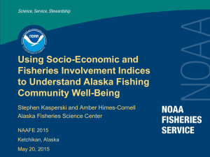 Using Socio-Economic and Fisheries Involvement Indices to Understand Alaska Fishing Community Well-Being