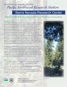 Paciﬁ c Southwest Research Station Sierra Nevada Research Center The Research