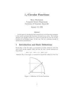 L -Circular Functions p Bruce MacLennan