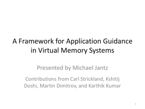 A Framework for Application Guidance in Virtual Memory Systems