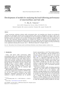 Development of models for analyzing the load-following performance *