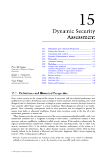 15 Dynamic Security Assessment
