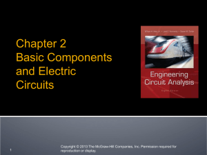Chapter 2 Basic Components and Electric Circuits