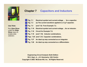 Chapter 7 Capacitors and Inductors