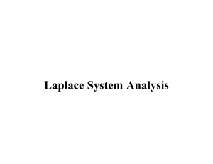 Laplace System Analysis