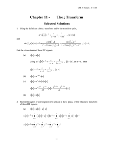 Chapter 11 - z Selected Solutions ( )