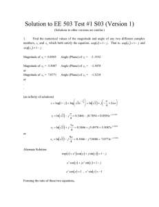 Solution to EE 503 Test #1 S03 (Version 1)