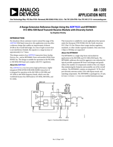AN-1309 APPLICATION NOTE
